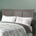 thumbnail image 1 of Madison Full Solid Wood Panel Headboard in Grey, 1 of 7