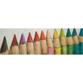 thumbnail image 2 of Atelier B Art Studio 18x9 Black Ornate Wood Framed with Double Matting Museum Art Print Titled - Colouring Pencils Close-up View, 2 of 4