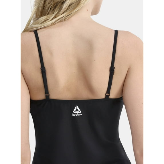 Reebok Women's Sport Tankini Swim Top with UPF 50+, Sizes XS-XXL