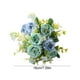 thumbnail image 3 of Ramo de flores artificiales de peonía y hortensia | Flores falsas de seda multicolor realistas | 5 ramas con follaje | Centro de mesa decorativo para hogar, bodas y fiestas | Paquete duradero de, 3 of 6