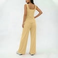 thumbnail image 6 of Idoravan Lounge Sets for Women Loose Tank Top Wide Leg Pants Soft Comfy Pajamas Set 2-Piece Outfits, 6 of 6