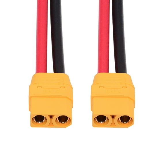 FVH XT90 Female to Female 10AWG Extension Cable Connector for RC Battery Portable Power Station Solar Panel