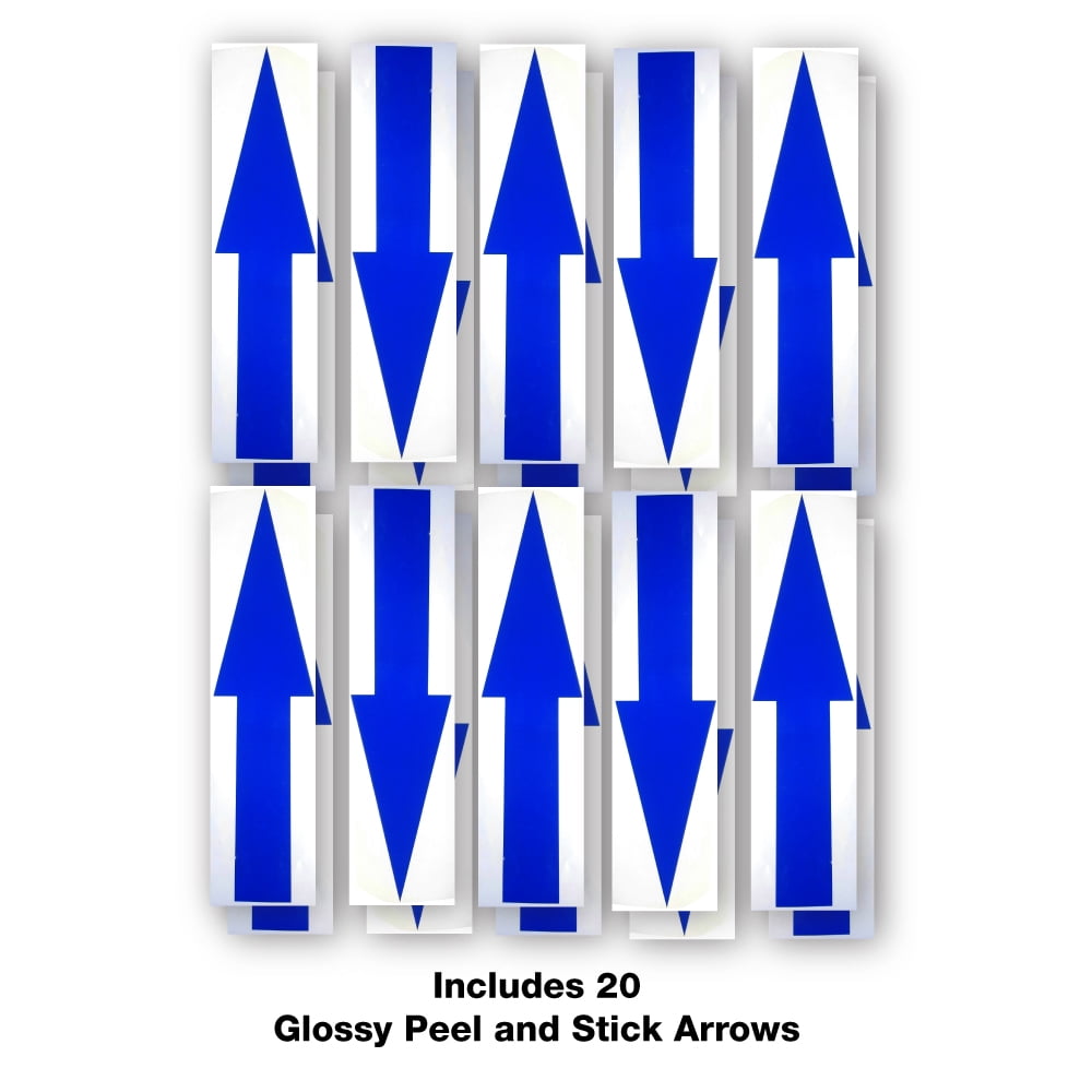 10 Pack Garage Sale Sign Kit with stakes, and arrow stickers