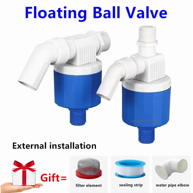Valve d'Eau Intelligente 1/2 Pouce 3/4 Pouces 1 Pouces pour Réservoir d'Eau Filetage Mâle Valve à Bille Flottante Flottants Valve Verticale Extérieure
