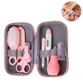 thumbnail image 2 of Baby Care Kit, 8pcs/Set Infant Health Kit Convenient Safety Daily Personal Caring Set with Box Nail Clipper Hair Brush Comb Nose Cleaner​ for Infant Health Caring, 2 of 6