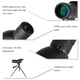 thumbnail image 2 of Telescopio Beileshi SP01-50 de 12-36x con lente de 50mm, diseño angular de 45° para observación cómoda, ideal para caza, senderismo y avistamiento de aves. Incluye trípode plegable y carcasa de goma, 2 of 6