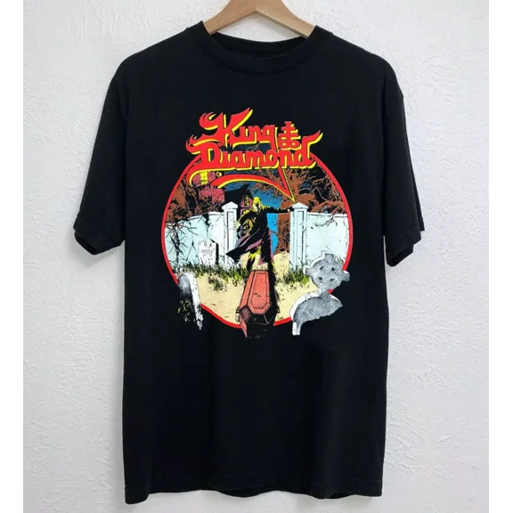 VINTAGE 1990 KING DIAMOND Band Short Sleeve T-shirt, size S-5XL