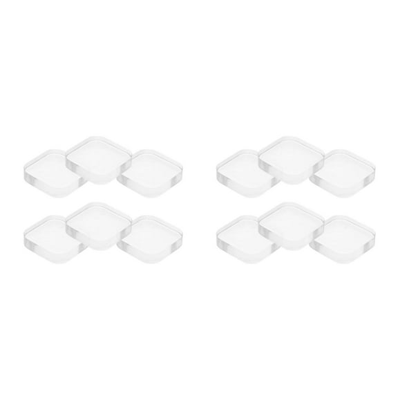 Hemoton 12 pcs  Fridge Door Stopper Wall Protector Door Stopper Wall Protector Door Stops Wall Protectors From Door Knobs Door Bumper Cabinet Door Bumper