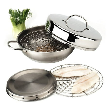 Demeyere Resto 4-pc Stainless Steel Stovetop Smoker Set