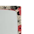 thumbnail image 2 of Ambesonne Floral Fitted Sheet, Circled Abstract, Twin Size, Pink and Black, 2 of 2