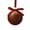 Coffee, variant on ARVELLIA Luxury Velvet Christmas Ball Ornaments, Soft Plush Xmas Tree Hanging Decor, Bow Accent Holiday Baubles 3.74*3.15in Pink