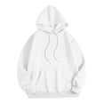 thumbnail image 4 of WEAIXIMIUNG Sweat à Capuche Rouge pour Femmes, Imprimé Lettre de Football (Style 4), 4 of 5