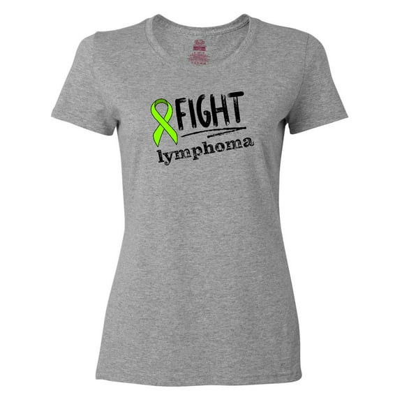 Inktastic Fight Lymphoma Lime Ribbon Women's T-Shirt
