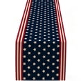 thumbnail image 3 of FEOLGEHLY 4th of July Decorations, Independence Day Home Decor, 4th Of July Table Runner Patriotic Red White Blue Star Table Runner Independence Day Holiday Kitchen Dining Table Decor, 3 of 6