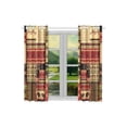thumbnail image 2 of Mkhert African Pattern Blackout Window Curtain Kitchen Curtain 26X39 Inch, 2 Panels, 2 of 3