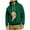#54-Green, variant on Pet Carrier Hoodie Long-Sleeve for Men with Cotton Fabric Solid Color Drawstring Dogs Cats Pockets Army Green XXXXXL Gift
