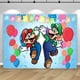 thumbnail image 3 of Decoración de fondo para fiesta de Super Mario Bros, juego de desafío para niños, fondo de cumpleaños, accesorios para pancartas de estudio fotográfico para baby shower, 3 of 5