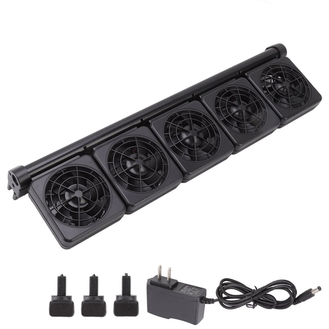 Heads Fish Tank Fan,Fish Tank Cooling Fan Aquarium Chiller Fish Tank Fan Remarkable Clarity