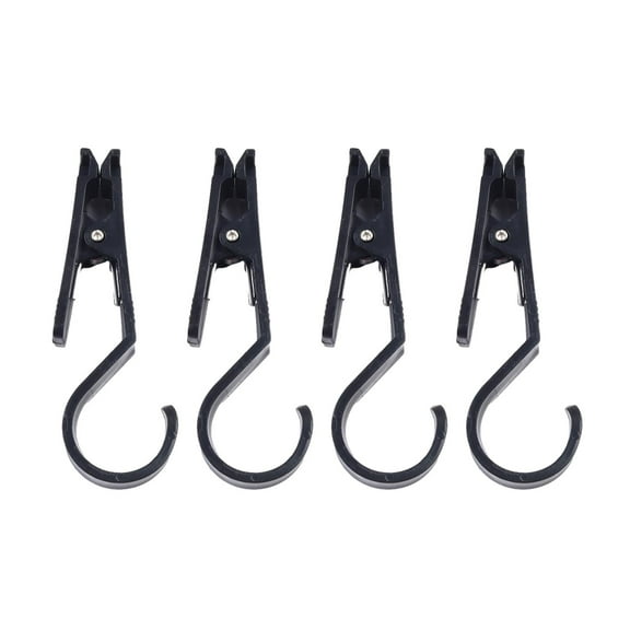 4Pcs/Set Outdoor Tent Camping Hook Tent Tarp Clips Carabiner Wind Rope Buckle