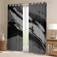thumbnail image 2 of Homewish Abstract Graffiti Splash Blackout Curtains Set of 2 (52x84 Each) For Children Teens Adults,Minimalist Watercolor Window Curtains,Gradient Ombre Minimalism Curtains and Drapes, 2 of 6