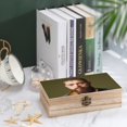 thumbnail image 4 of Posty Austin / Post Malone Caja Organizadora de Madera Rústica - Caja Decorativa Multifuncional para Escritorio, Hogar, Oficina, Joyas y Manualidades, 4 of 6