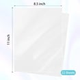 thumbnail image 2 of shiyou-Printable Transparent Sticker Paper, Laser & Inkjet printable 8.5 x 11 Inches Dries Quickly Stickers Clear Label 22 pcs, 2 of 4