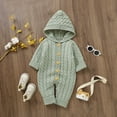 thumbnail image 6 of Sngxgn Baby Girl Cotton Bodysuit Long Sleeve Jumpsuit Outfits Clothes(Green,62), 6 of 9