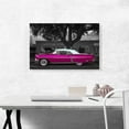 thumbnail image 2 of ARTCANVAS Pink Vintage Old Car Canvas Art Print - Size: 26" x 18" (1.50" Deep), 2 of 9