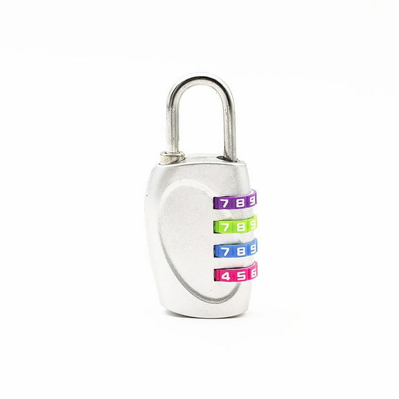 tooloflife 4 Digit Password Combination Padlock Lock for Lockers Luggage Toolboxes Gym School Cabinet