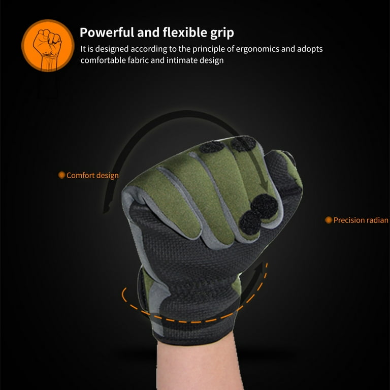 Flexible Fishing Gloves Warm for Men and Women Cold Weather