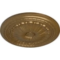 thumbnail image 3 of Ekena Millwork 20 1/2"OD x 1 7/8"P Alexa Ceiling Medallion (Fits Canopies up to 2 7/8"), Hand-Painted Pale Gold, 3 of 6