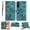 Green, variant on For Samsung Galaxy A16 5G Butterfly Embossed & Cute Cat Wallet RFID Blocking Case For Women Men Card Holder Flip Cover Kickstand Retro Premium PU Leather Magnetic Clasp with Wrist Strap, Green