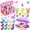 B, variant on Underwater Treasure Pool Game Set – Floating Chest with Gems, Shells, Sea Life Figures for Pool Party, Summer Outdoor Activity for Teens & Adults
