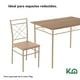 thumbnail image 4 of Juego De Comedor 4 Sillas Mesa Estructura Metalica y Tablero MDF Kingshouse cafe, 4 of 7