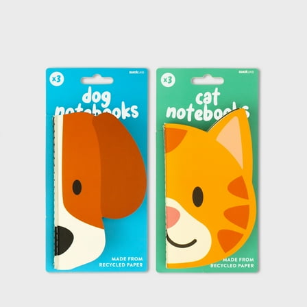 DOG SHAPED NOTEBOOKS