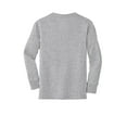 thumbnail image 6 of Port & Company Youth Long Sleeve Core Cotton Tee-L (Athletic Heather), 6 of 6