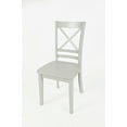 thumbnail image 4 of Jofran Simplicity Solid Wood Classic Cross-Back Dining Chair (Set of 2), 4 of 8