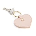 thumbnail image 1 of Royce Leather Heart Shaped Key Chain Light Pink, 1 of 5