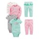 thumbnail image 1 of Set de ropa Simple Joys de Carter's Baby Girls, 6 piezas, 12 m, 1 of 3