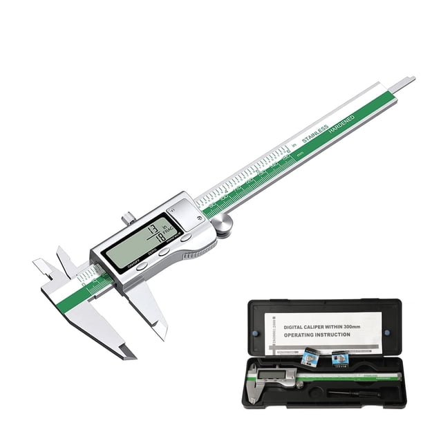 Pinza Vernier digital HDLNKAK de 150 mm/6 pulgadas, acero inoxidable