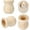 White, variant on 15PCS Wooden Dreidels Unfinished Wood Dreidel Blank Natural Ready to Decorate Perfect for Hanukkah Party