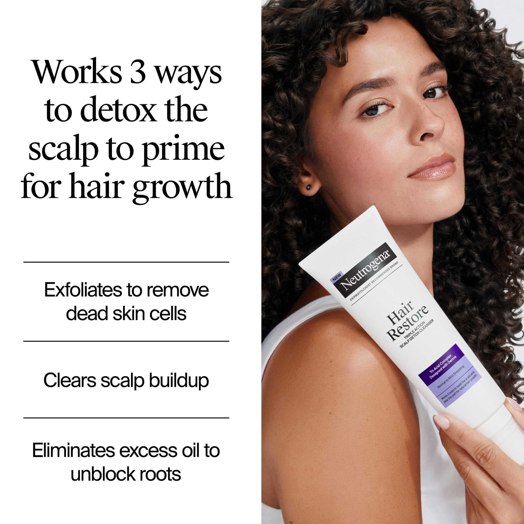 Neutrogena Hair Restore Detox Cleanser, 8 fl oz