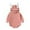 Pink, variant on Weebloom My First Easter Baby Boy Girl Outfit Bunny Ear Hooded Jumpsuit Corduroy Cute Suspender Long Sleeve Bodysuit Girls Holiday Romper Beige 0-3 Months