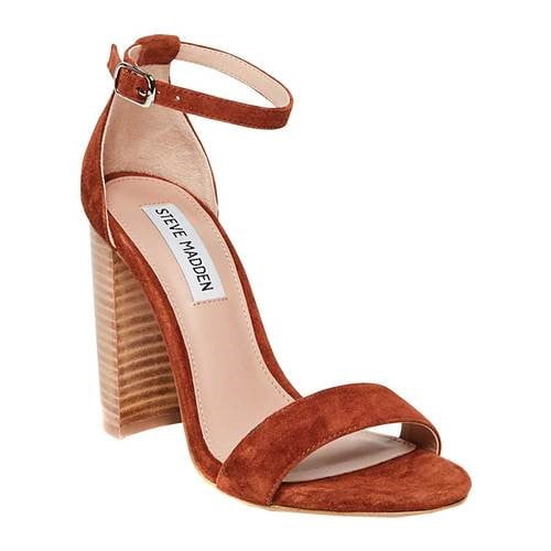 steve madden suede heeled sandals