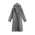 thumbnail image 1 of Capa de lluvia impermeable, ligera, larga, con capucha, cortavientos, ropa de lluvia, capa de lluvia para 3L, 1 of 9