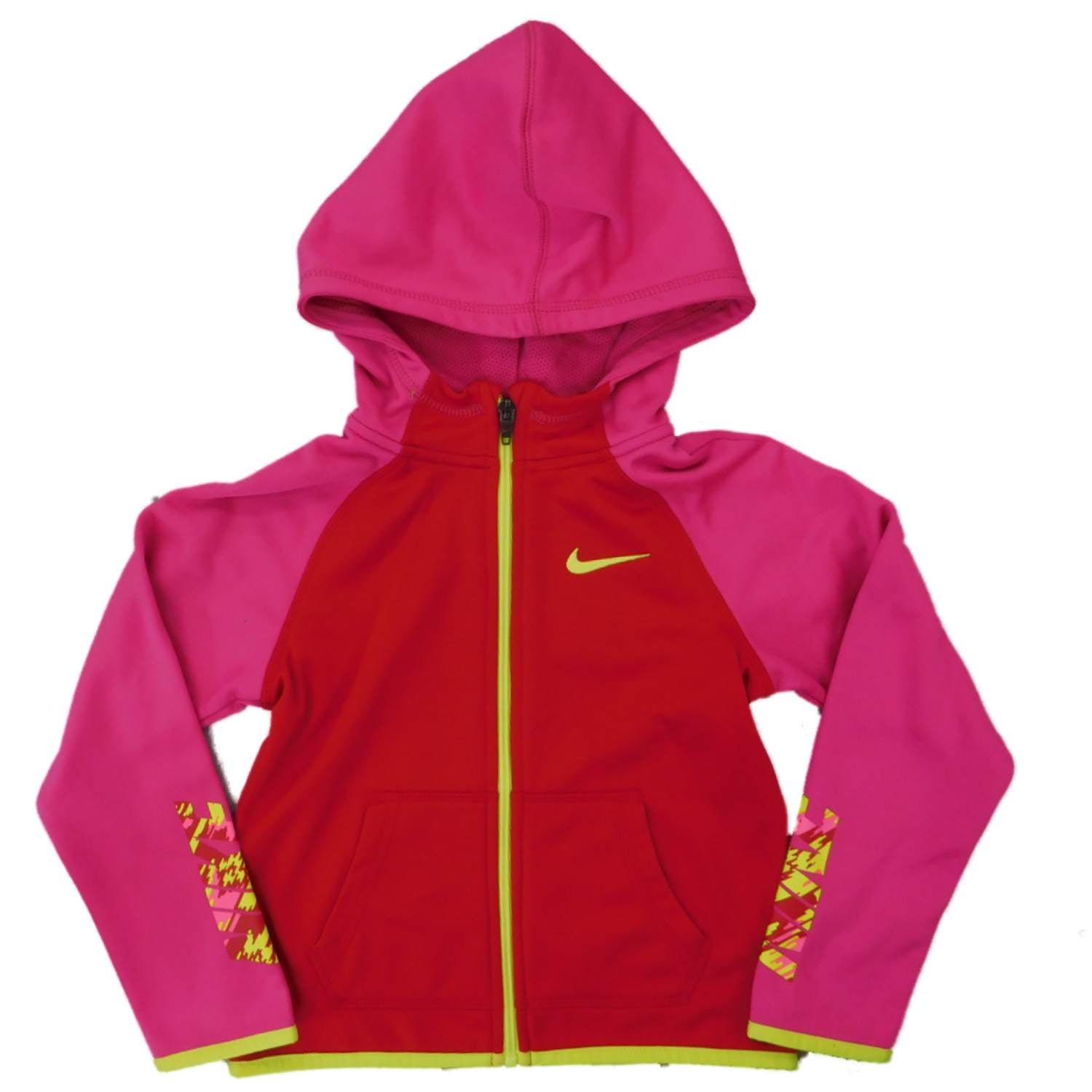 girls red nike hoodie