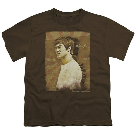 Bruce Lee Anger S/S Youth 18/1 T-Shirt Coffee