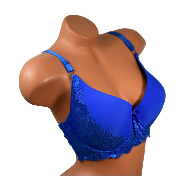 Women Bras 6 Pack of Bra B cup C cup D cup DD cup Size 34D (6341)