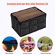 thumbnail image 1 of Almacenamiento De Coches Almacenamiento De Coches Caja de almacenamiento plegable para maletero de coche, tapa de madera, organizador para acampar al aire libre (negro), 1 of 4