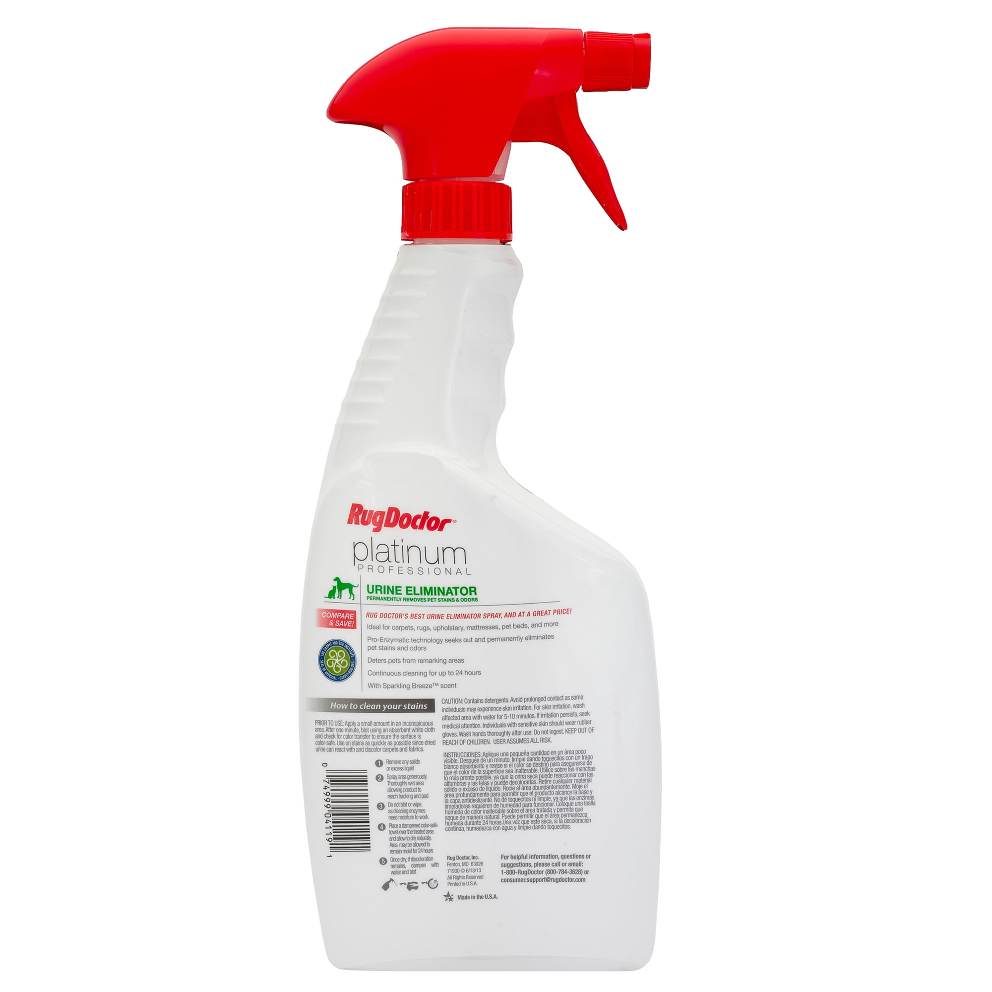 Rug Doctor Platinum Urine Eliminator Carpet And Soft Surface Rug Doctor Platinum Urine Eliminator Carpet And Soft Surface Cleaner Spray Permanently Eliminate Pet Stains Odors Renews Refreshes Cleans